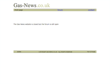 Tablet Screenshot of gas-news.co.uk